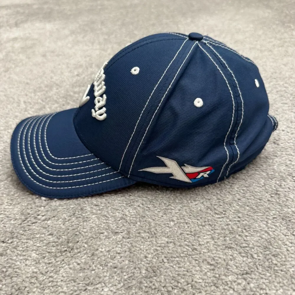 Callaway Tour Authentic Big Bertha Odyssey XR Golf Hat Mens Navy Blue Adjustable